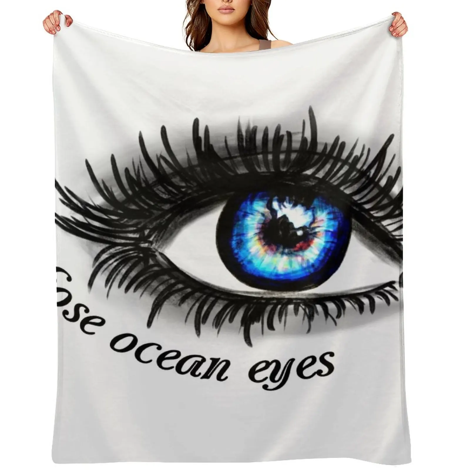 Ocean Eyes Drawing Throw Blanket Warm Decorative Sofas Single Beach Blankets
Ocean Eyes Drawing Throw Blanket Warm Decorative Sofas Single Beach Blankets