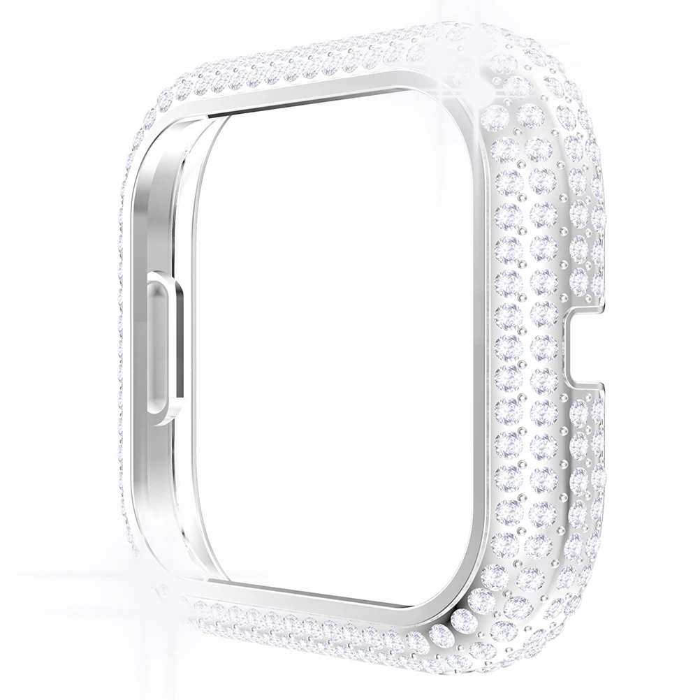 Rhinestones Diamond Watch Case PC Electroplating Full Drill Protective Cover Hard Anti Scratch For Smart Watch Accessories
Rhinestones Diamond Watch Case PC Electroplating Full Drill Protective Cover Hard Anti Scratch For Smart Watch Accessories