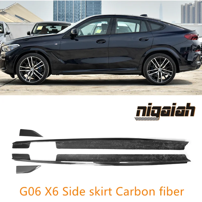 Side Skirt Extensions Carbon Fiber Side Skirts Apron Lip for BMW X6 G06 2019 2020 2021
Side Skirt Extensions Carbon Fiber Side Skirts Apron Lip for BMW X6 G06 2019 2020 2021