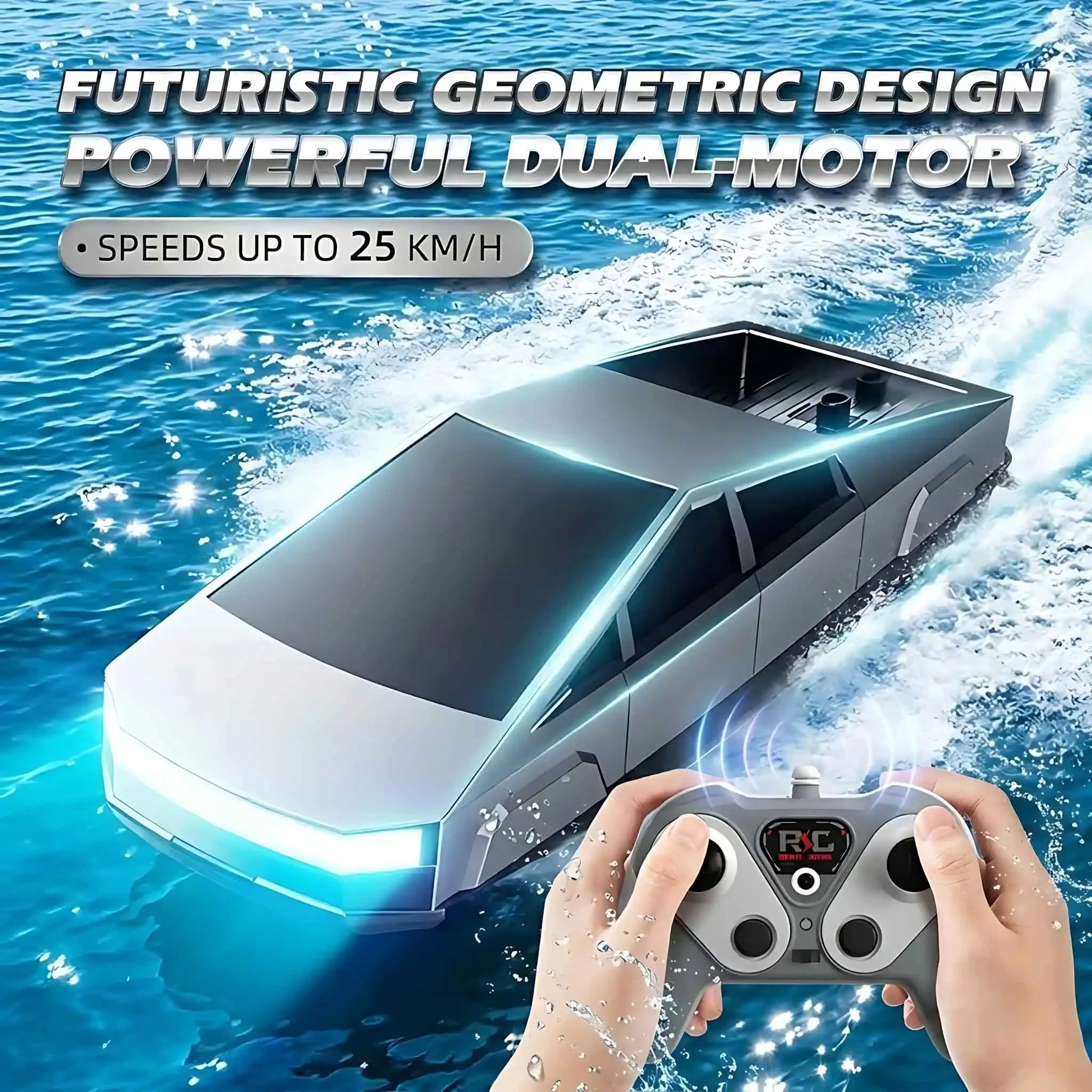 RC Boat High Speed 2.4GHz Remote Control Boat Dual Motor Waterproof Racing Speedboat for Pool Lake Outdoor Kids Boys Toy Gift
RC Boat High Speed 2.4GHz Remote Control Boat Dual Motor Waterproof Racing Speedboat for Pool Lake Outdoor Kids Boys Toy Gift