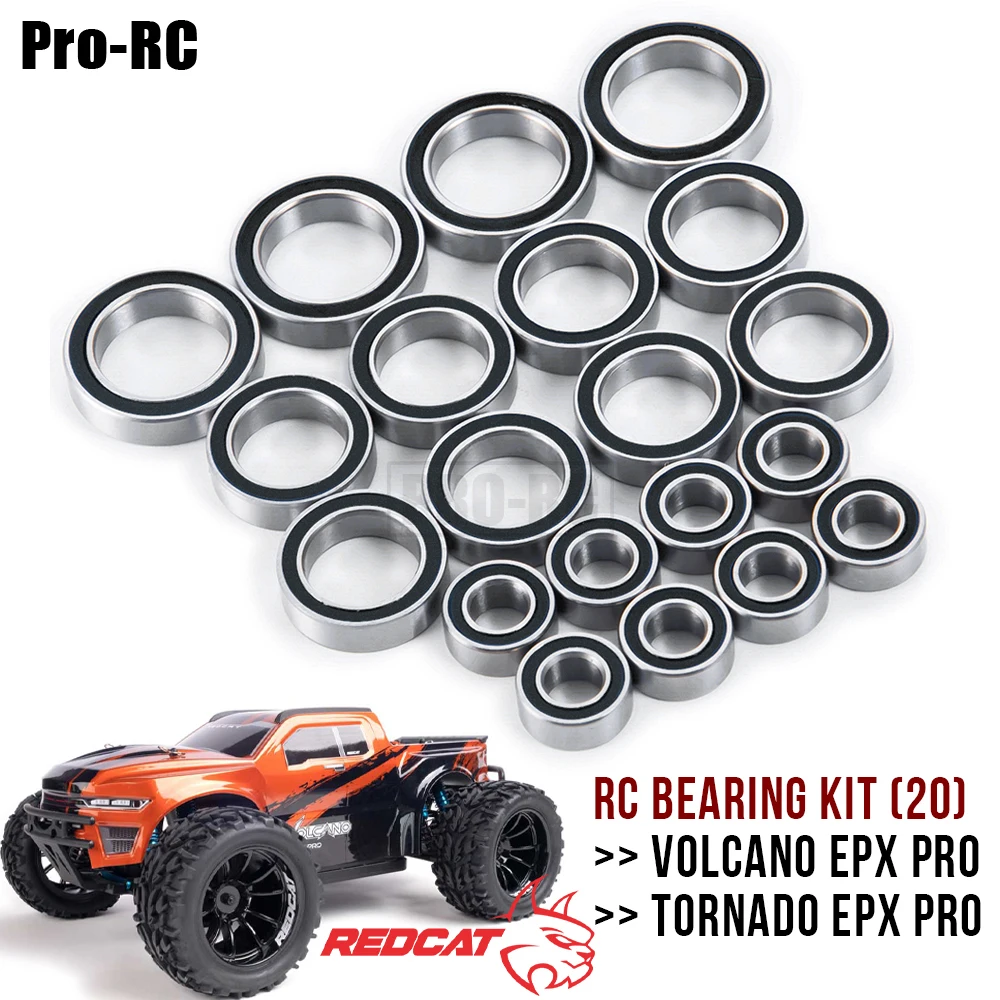 Комплект шарикоподшипников из хромированной стали, 20 шт., для Redcat 1/10 Volcano и Tornado EPX Pro, часть радиоуправляемого автомобиля
Комплект шарикоподшипников из хромированной стали, 20 шт., для Redcat 1/10 Volcano и Tornado EPX Pro, часть радиоуправляемого автомобиля