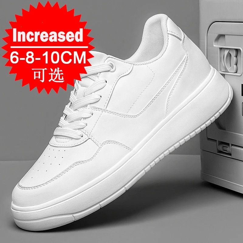 Men Invisible Elevator Sneakers 10CM Inner Height Increasing White Shoes Lace-up Thick Platform Sole Fashion Casual Walking Shoe
Men Invisible Elevator Sneakers 10CM Inner Height Increasing White Shoes Lace-up Thick Platform Sole Fashion Casual Walking Shoe