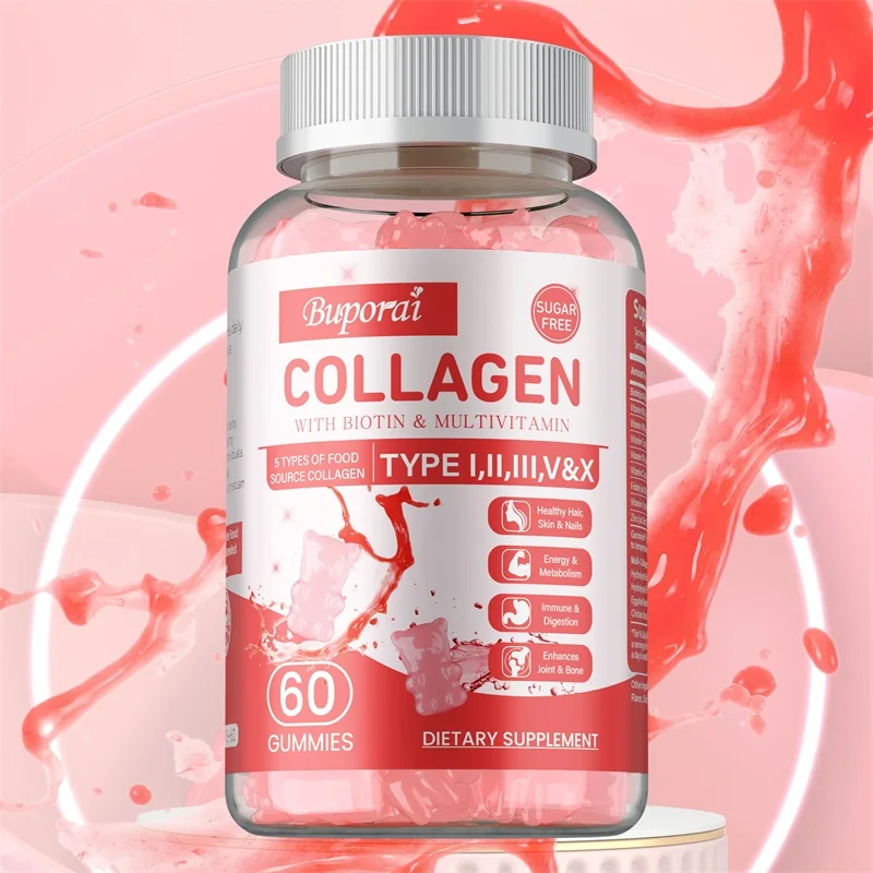 Collagen Gummies - Promotes Collagen Production, Brighten Skin Tone, Anti-aging, Anti-wrinkle, Anti-oxidation, Enhance Immunity
Collagen Gummies - Promotes Collagen Production, Brighten Skin Tone, Anti-aging, Anti-wrinkle, Anti-oxidation, Enhance Immunity