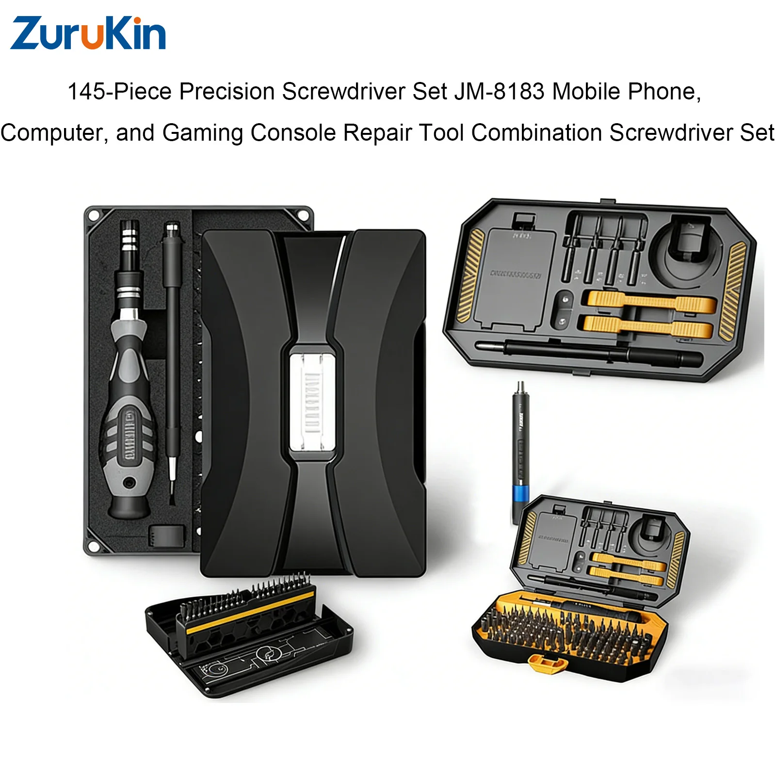 Набор прецизионных отверток 145 в 1 JM-8183 с магнитными битами CRV S2, инструменты для ремонта iPhone, ноутбуков, игровых консолей, планшетов и ПК
Набор прецизионных отверток 145 в 1 JM-8183 с магнитными битами CRV S2, инструменты для ремонта iPhone, ноутбуков, игровых консолей, планшетов и ПК