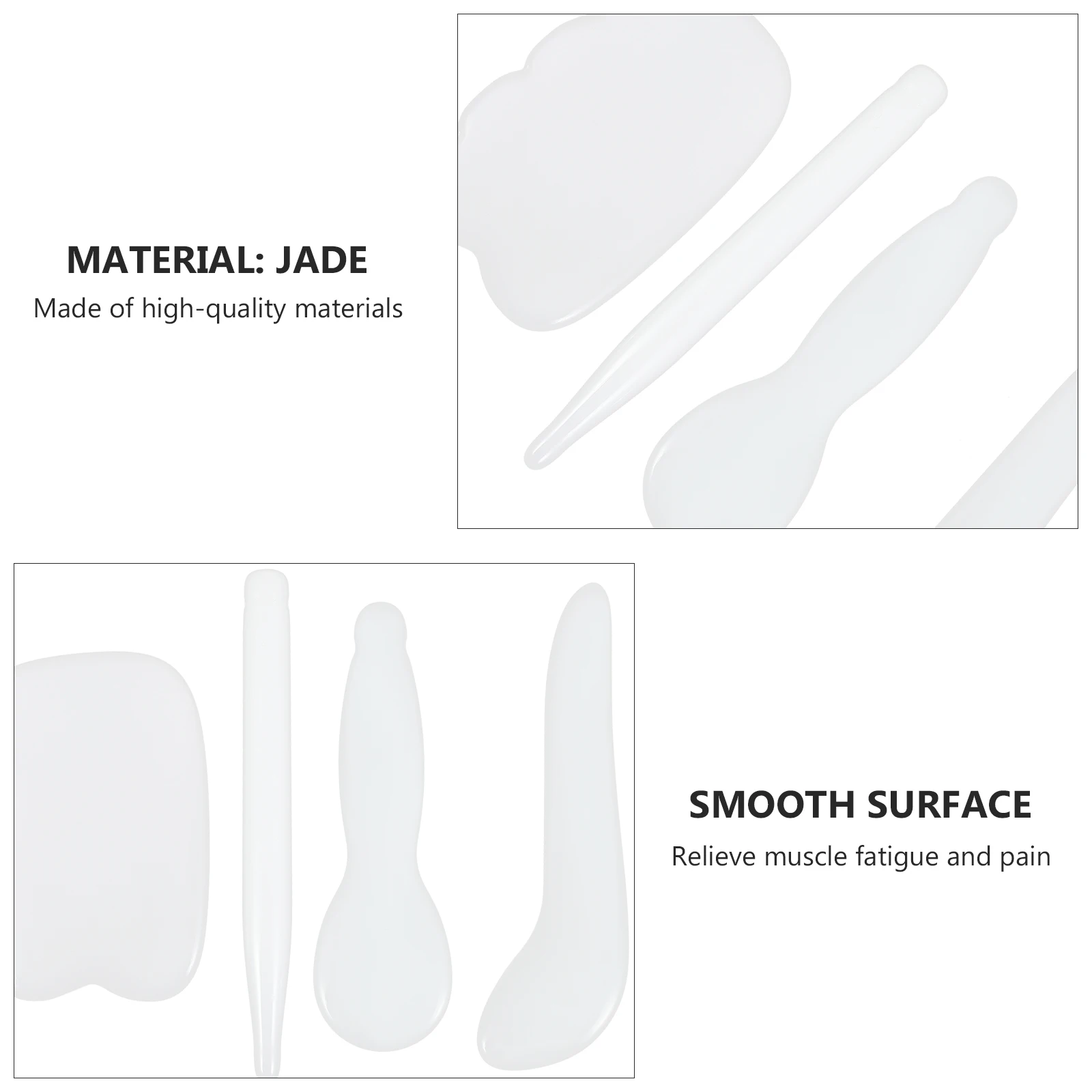 Jade Gua Sha Massage Board Premium Quality Skin Scrape Tool for Face Body Smooth Texture Safe Therapy Facial Massager
Jade Gua Sha Massage Board Premium Quality Skin Scrape Tool for Face Body Smooth Texture Safe Therapy Facial Massager