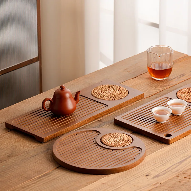 Solid Bamboo Wood Tea Tray Portable Rattan Mat Rectangle Serving Table Plate Storage Dish for Hotel Tea Plate Accessories Saucer
Solid Bamboo Wood Tea Tray Portable Rattan Mat Rectangle Serving Table Plate Storage Dish for Hotel Tea Plate Accessories Saucer