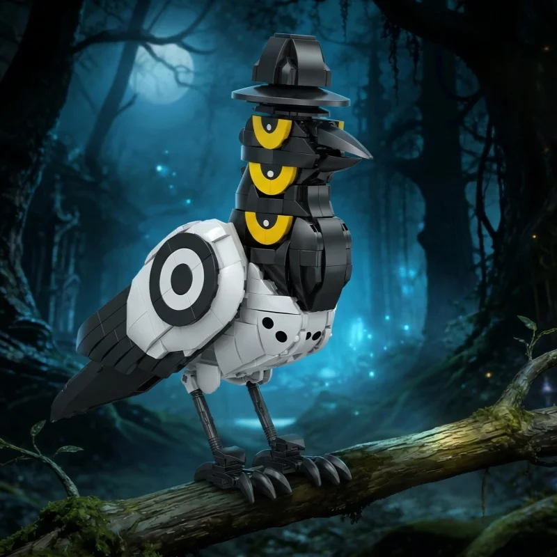 Creative Multi-Eyed Crow Building Block Set, Adult Dark Style Collectible Model, Desktop Decoration, Perfect Holiday Gift Set
Creative Multi-Eyed Crow Building Block Set, Adult Dark Style Collectible Model, Desktop Decoration, Perfect Holiday Gift Set