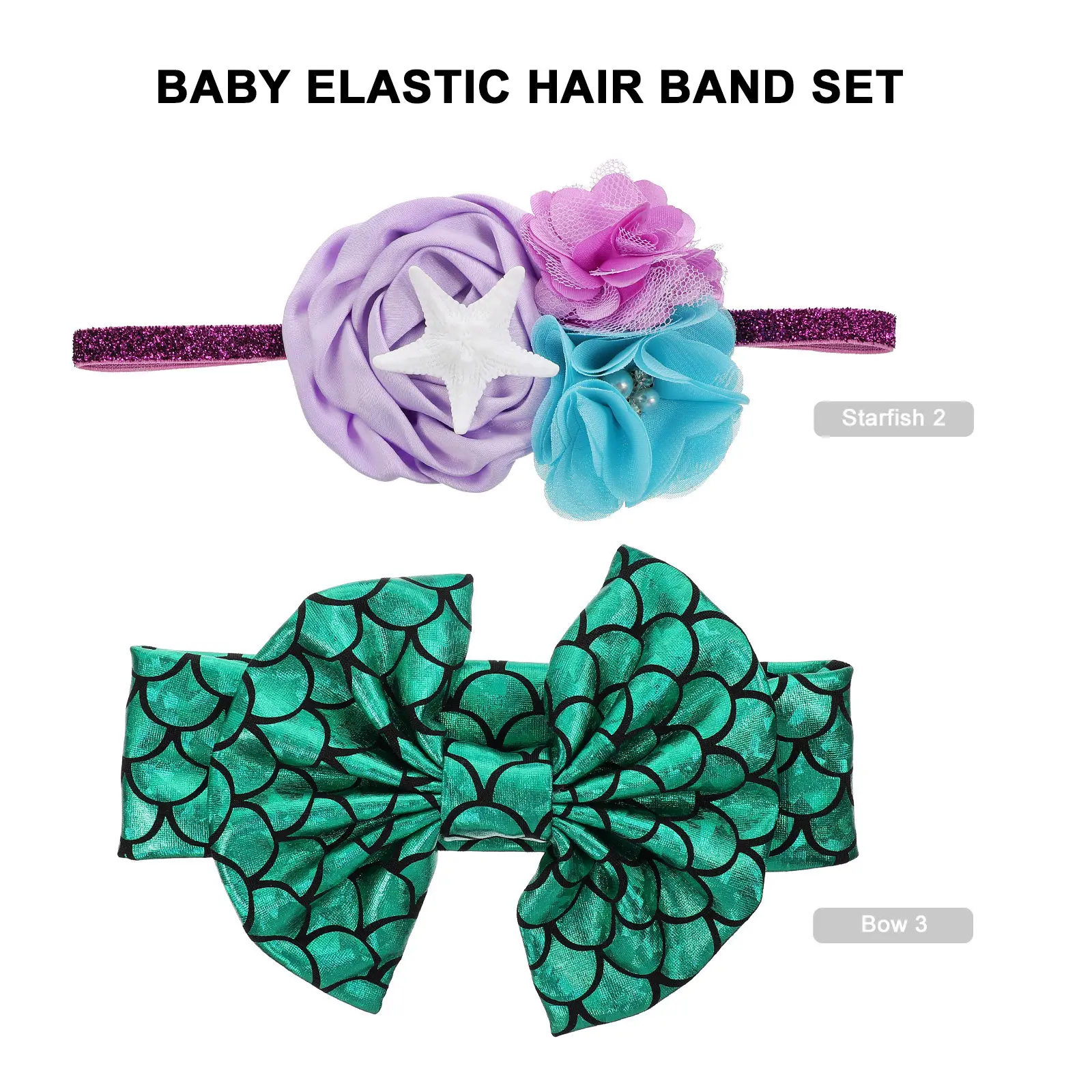 2Pcs Children Headband Set Bow Star Cloth Hair Bands for Baby Girls Elastic Soft Cute Headwear Decor Perfect Gift
2Pcs Children Headband Set Bow Star Cloth Hair Bands for Baby Girls Elastic Soft Cute Headwear Decor Perfect Gift