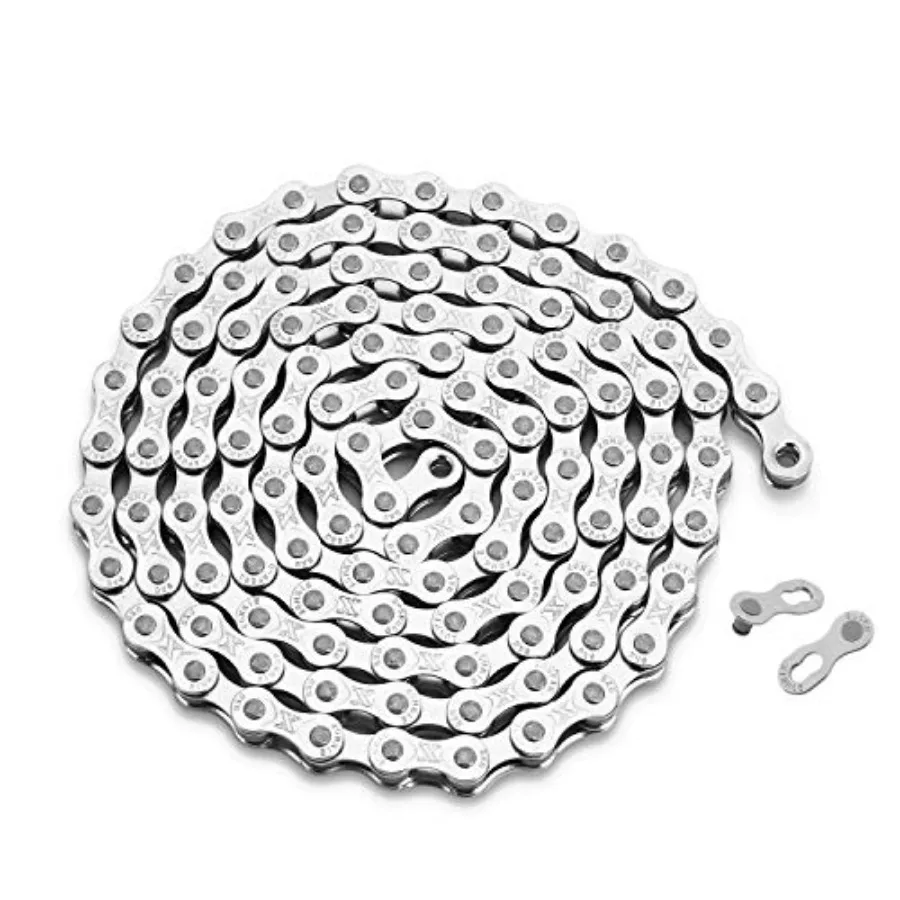 6/7/8 Speed Bike Chain 1/2 x 3/32 Inch 116 Links
6/7/8 Speed Bike Chain 1/2 x 3/32 Inch 116 Links