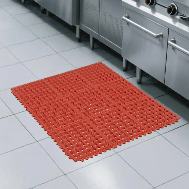 1pc Rubber Floor Mat, Red, 90*90*1.2cm, for Kitchen Use
1pc Rubber Floor Mat, Red, 90*90*1.2cm, for Kitchen Use
