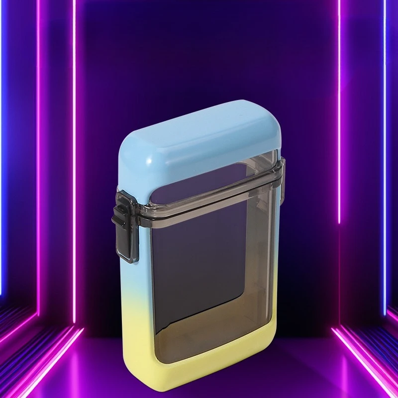 Прозрачный портсигар ярких цветов, подходит для 20 упаковок обычных сигарет, портсигар прикуривателя
Прозрачный портсигар ярких цветов, подходит для 20 упаковок обычных сигарет, портсигар прикуривателя