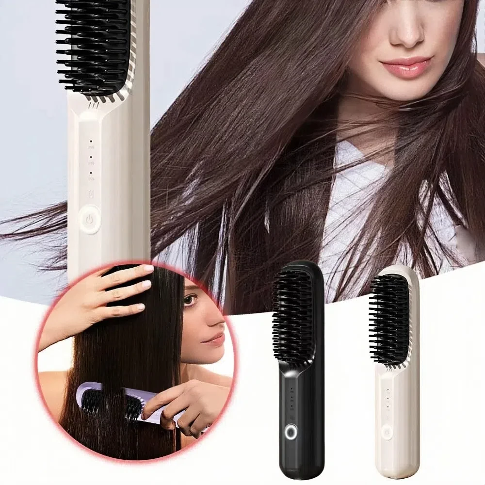 Upgraded Cordless Straight Hair Comb Anti-Scalding USB Charging Curling Iron Portable Dense Tooth Curling Brush Quick Styling
Upgraded Cordless Straight Hair Comb Anti-Scalding USB Charging Curling Iron Portable Dense Tooth Curling Brush Quick Styling