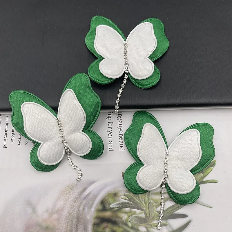 10pcs Rhinestone China Bead Butterfly Patch Appliqued For Sewing Apparel Clothes Corsage Hat Bag Brooch Hairpin Craft DIY
10pcs Rhinestone China Bead Butterfly Patch Appliqued For Sewing Apparel Clothes Corsage Hat Bag Brooch Hairpin Craft DIY