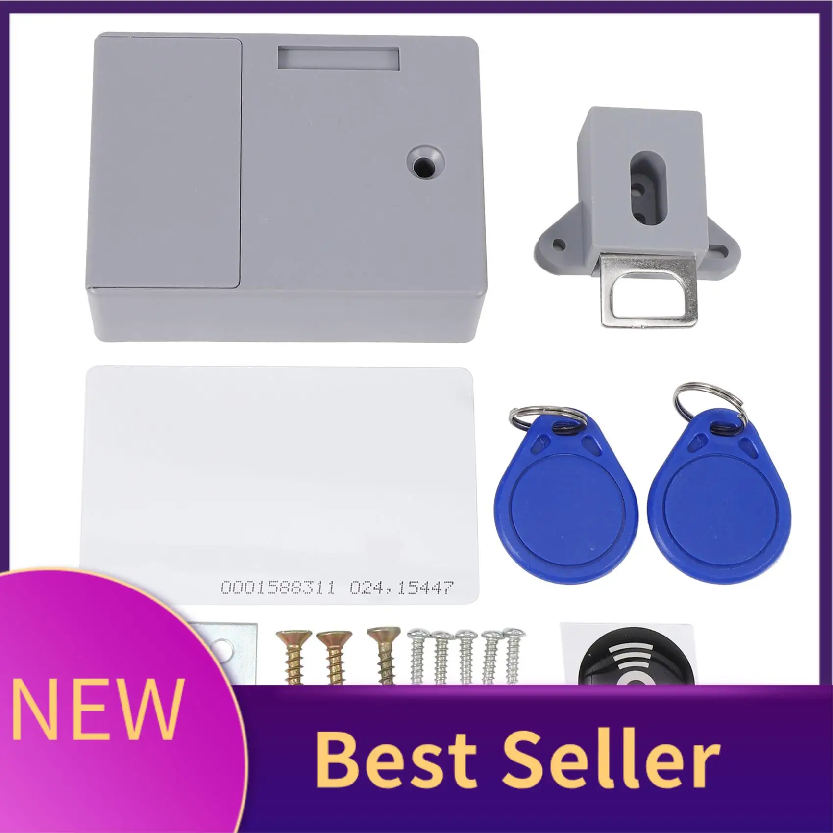 HFES RFID Electronic Cabinet Lock DIY For Wooden Drawer Cabinet, Ready For Use & Programmable
HFES RFID Electronic Cabinet Lock DIY For Wooden Drawer Cabinet, Ready For Use & Programmable