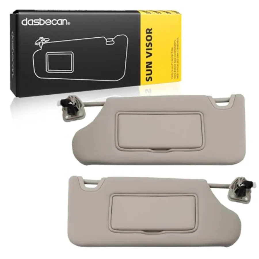 Sun Visor Compatible with Nissan Altima 2013-2018 with Mirror and Vanity Light Without Sunroof Replaces# 96401-3TA2A
Sun Visor Compatible with Nissan Altima 2013-2018 with Mirror and Vanity Light Without Sunroof Replaces# 96401-3TA2A