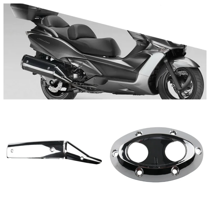 For SilverWing GT Sliver wing 600 400 Motorcycle Chrome Muffler Insulation Cover Exhaust Pipe Cover Muffler Cover
For SilverWing GT Sliver wing 600 400 Motorcycle Chrome Muffler Insulation Cover Exhaust Pipe Cover Muffler Cover