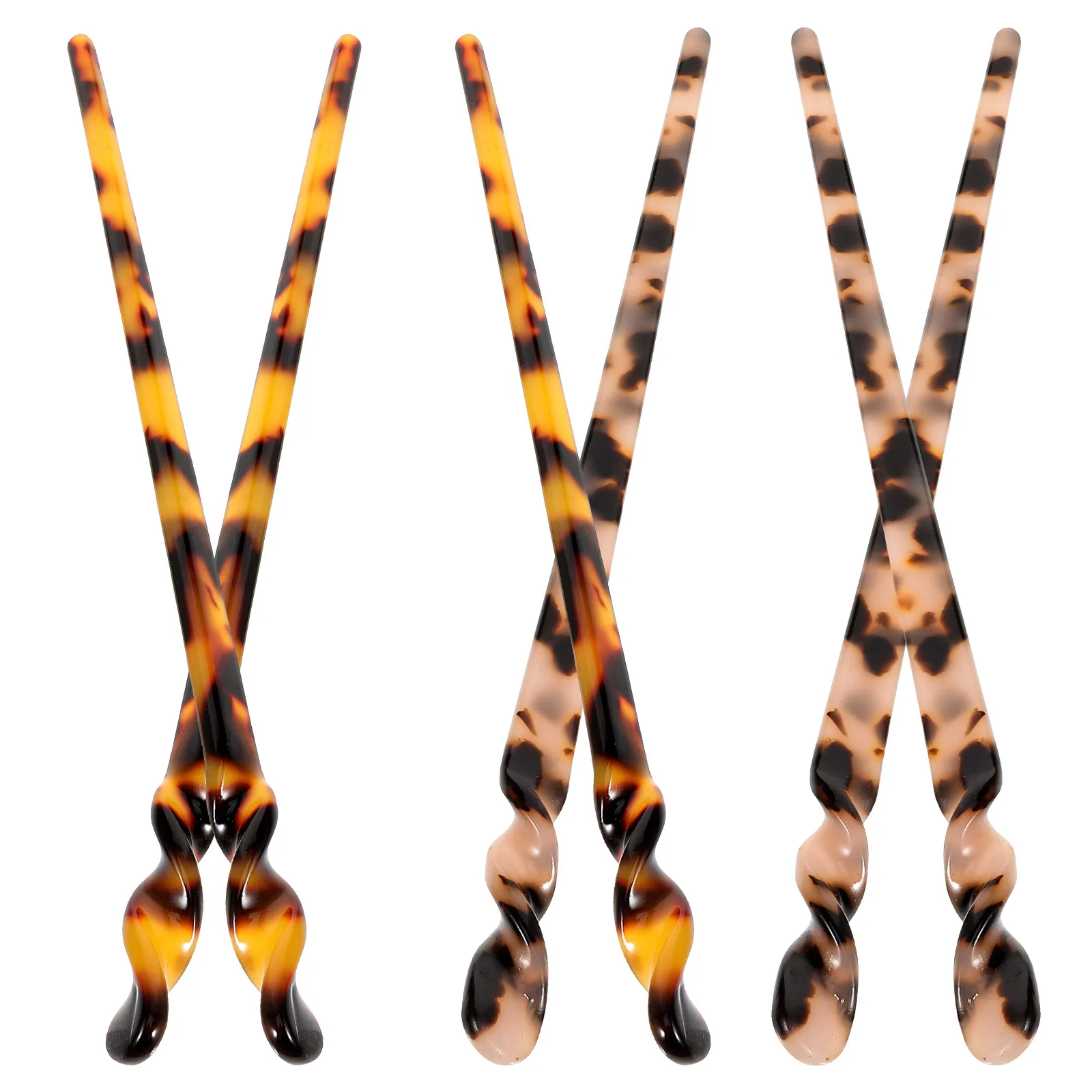 6 Pcs Stick Set Acetate Leopard Print Hair Chopsticks for Women Buns Accessories Chinese Style Decorative Hair 
6 Pcs Stick Set Acetate Leopard Print Hair Chopsticks for Women Buns Accessories Chinese Style Decorative Hair