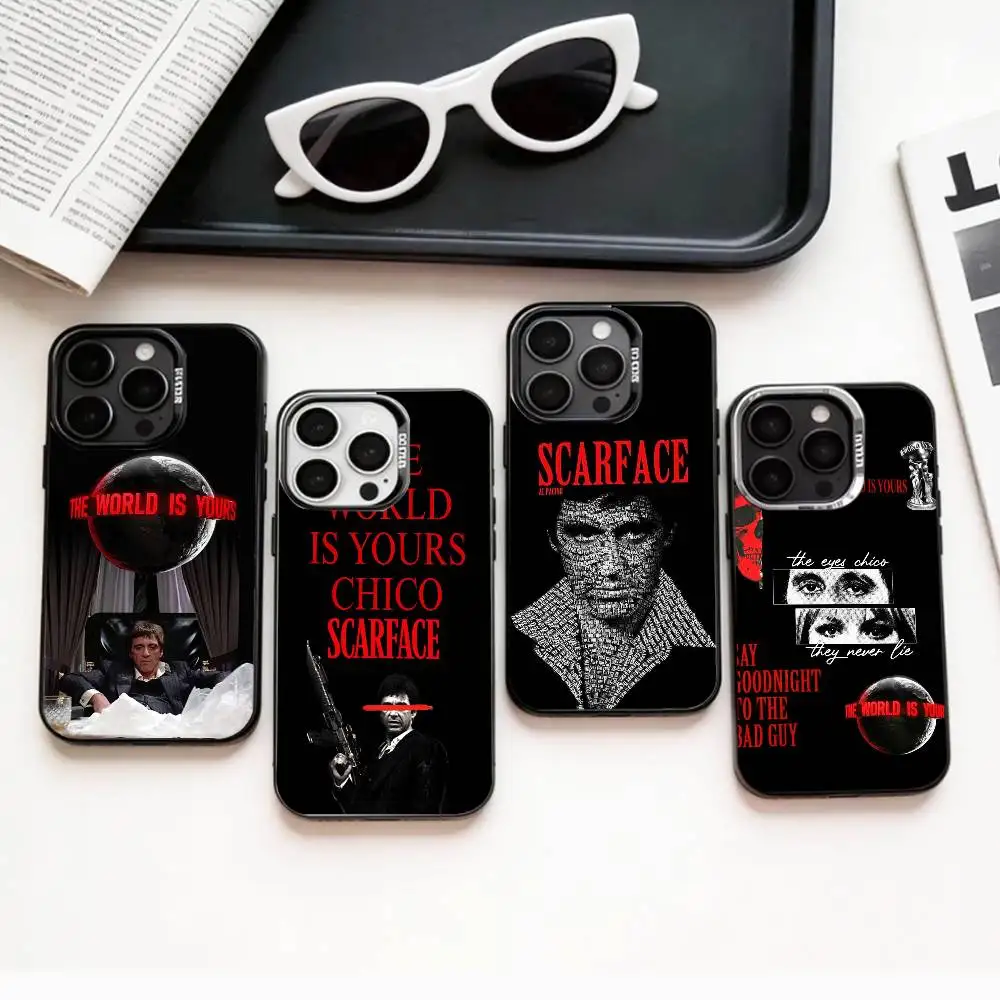 The World Is Yours S-Scarfaces Phone Case For iPhone17,16,15,14,13,12,11 Plus,Pro Max Colored Silver Plated Inside Cover
The World Is Yours S-Scarfaces Phone Case For iPhone17,16,15,14,13,12,11 Plus,Pro Max Colored Silver Plated Inside Cover