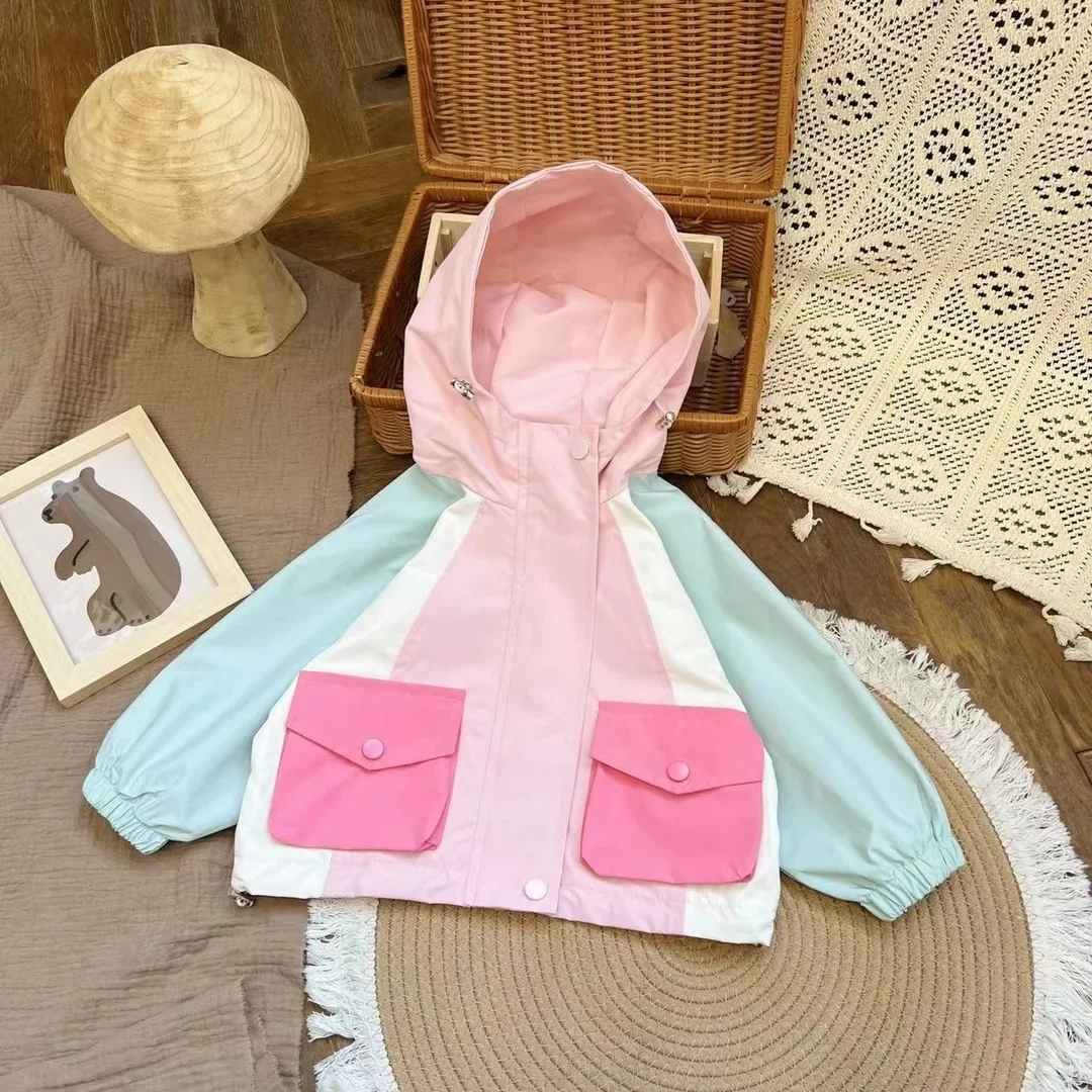 Baby Girl Top Children Coat 2024 Spring New Girls Coat in Children Hooded Spring and Autumn Matching Color Shirt Baby Coat
Baby Girl Top Children Coat 2024 Spring New Girls Coat in Children Hooded Spring and Autumn Matching Color Shirt Baby Coat