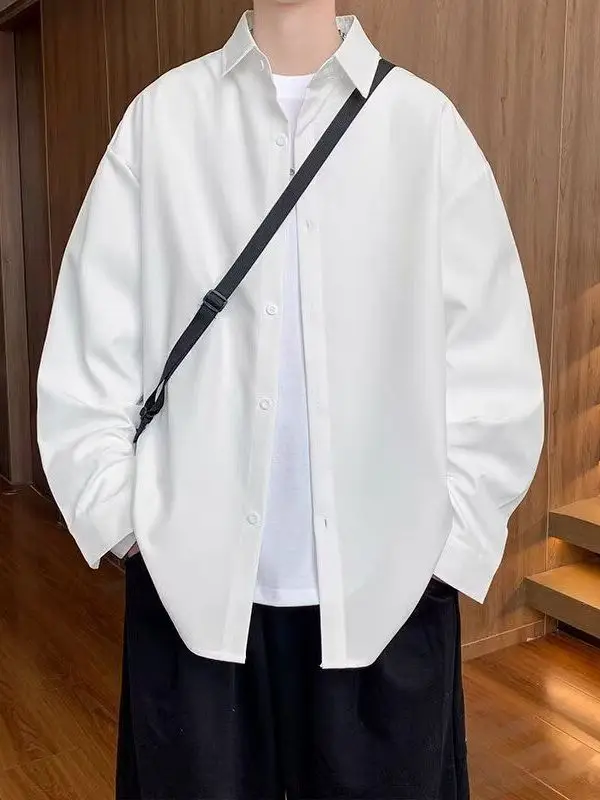 Spring Autumn Thin Long Sleeve Men's Shirt Loose Casual Lightweight Classic Color Brand Handsome Drape Free Ironing
Spring Autumn Thin Long Sleeve Men's Shirt Loose Casual Lightweight Classic Color Brand Handsome Drape Free Ironing