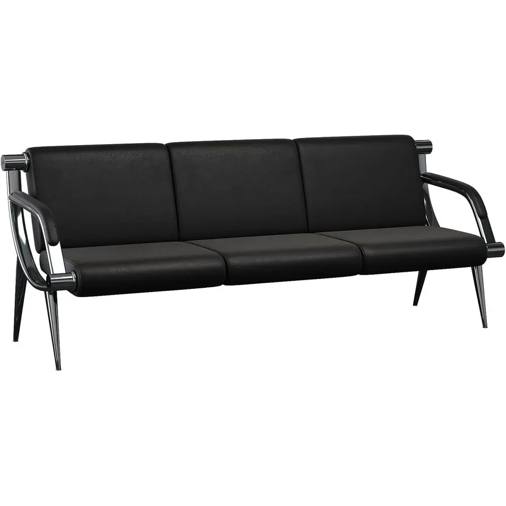 3-Seat PU Leather Waiting Room Chairs with Armrests for Office, Lobby, Conference, Airport, Clinic, Hospital, and Bank (Black)
3-Seat PU Leather Waiting Room Chairs with Armrests for Office, Lobby, Conference, Airport, Clinic, Hospital, and Bank (Black)