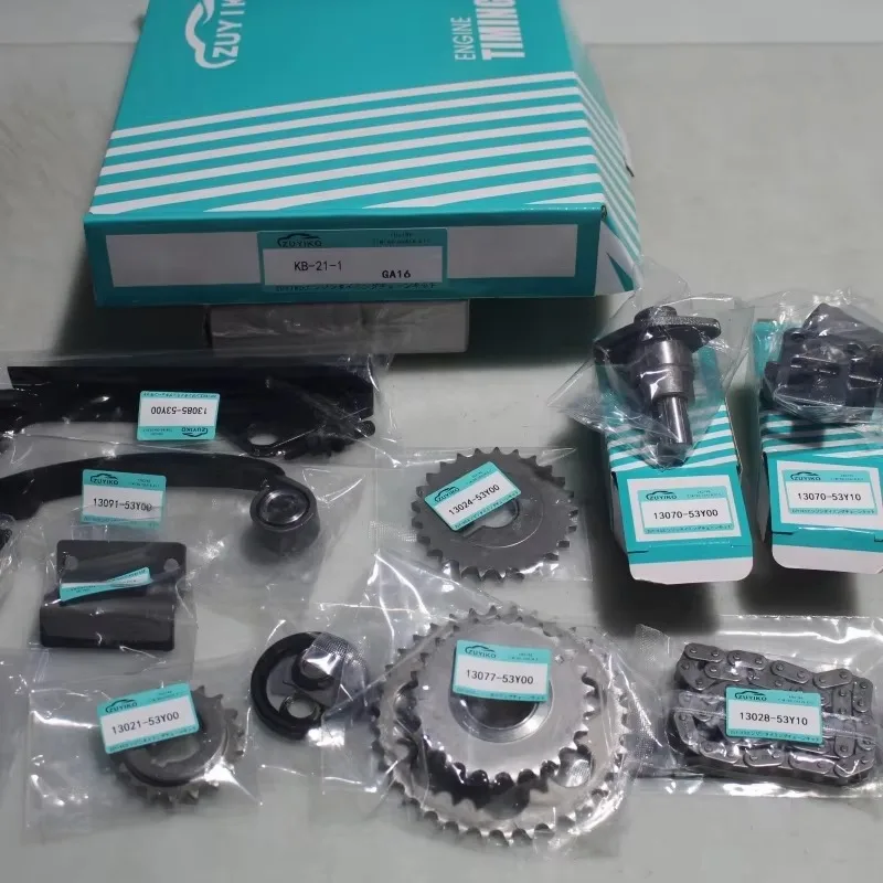 GA16 GA15 Timing Repair Kit for nissan GA15DE GA16DE Tensioner 13028-53y00 13070-53y00 KB-21-1
GA16 GA15 Timing Repair Kit for nissan GA15DE GA16DE Tensioner 13028-53y00 13070-53y00 KB-21-1