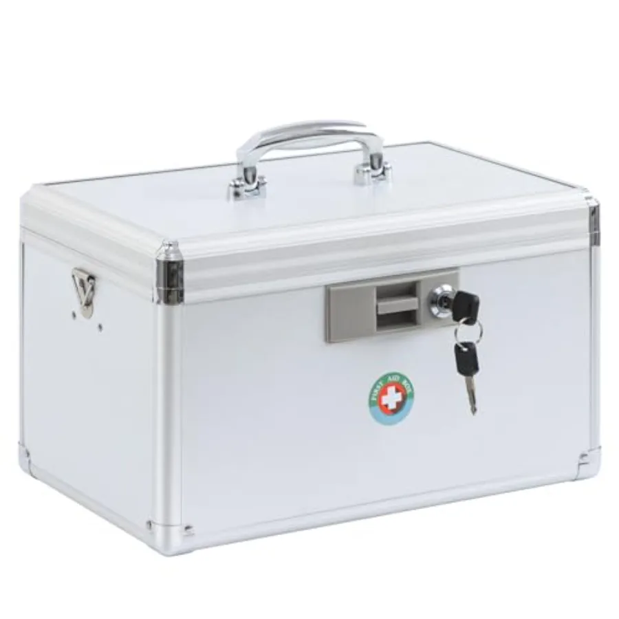 KYODOLED X-Large Medicine Lock Box Locked Medicine Box with Key Safe Medication Storage 14.8 x 8.9 x 8.9 Inch
KYODOLED X-Large Medicine Lock Box Locked Medicine Box with Key Safe Medication Storage 14.8 x 8.9 x 8.9 Inch