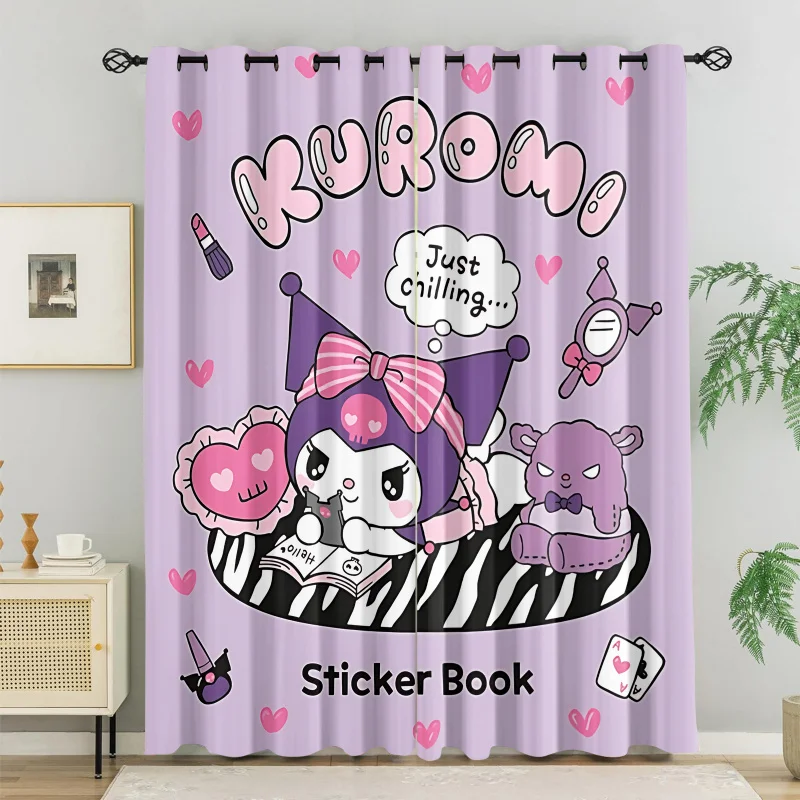 2Pcs Sanrio Characters Printed Curtains, 80%-90% Light Blocking Darkening Curtains, Decorative Drapes for Girls Bedroom
2Pcs Sanrio Characters Printed Curtains, 80%-90% Light Blocking Darkening Curtains, Decorative Drapes for Girls Bedroom
