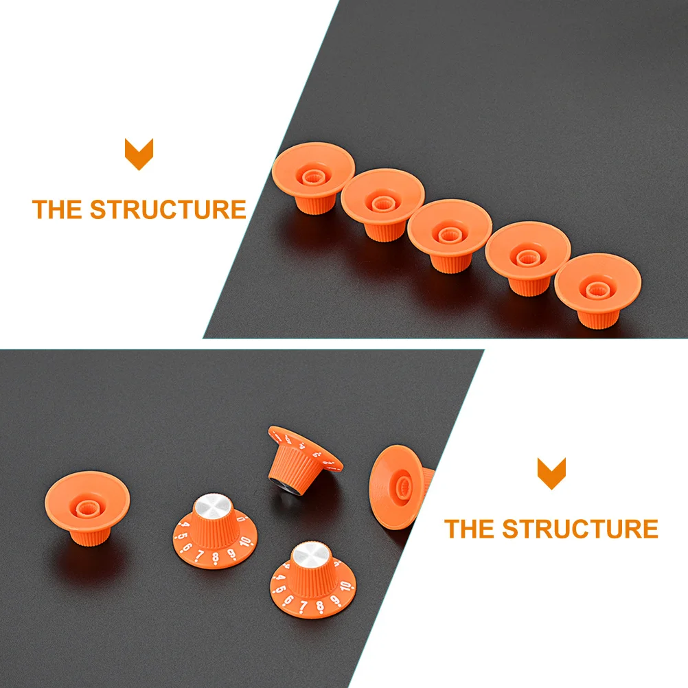 5 Pcs Guitar Knob Knobs Flower Bass Accessory Volumes Potentiometer Electric Style
5 Pcs Guitar Knob Knobs Flower Bass Accessory Volumes Potentiometer Electric Style