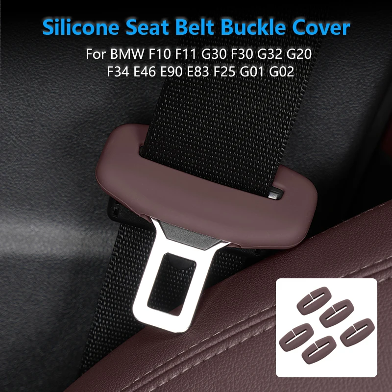 Silicone Car Seat Belt Buckle Clip Cover Safety Belt Cover Protector For BMW 5 Series X3 F10 E90 F30 G20 E83 F25 G01 G02 G30 G32
Silicone Car Seat Belt Buckle Clip Cover Safety Belt Cover Protector For BMW 5 Series X3 F10 E90 F30 G20 E83 F25 G01 G02 G30 G32