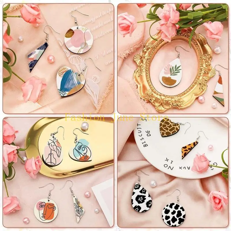 N5KA 40Pcs Sublimation Blank Earrings Board White Earrings Heat Transfer Earrings Unfinished Earring for Jewelry DIY Making
N5KA 40Pcs Sublimation Blank Earrings Board White Earrings Heat Transfer Earrings Unfinished Earring for Jewelry DIY Making