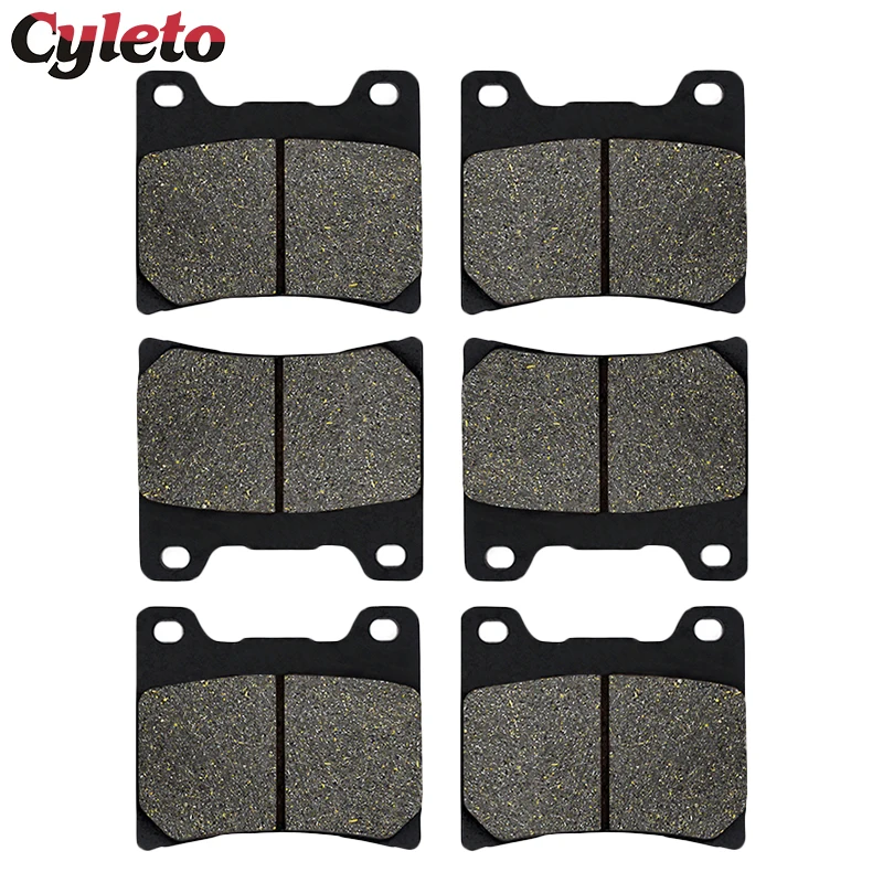 Cyleto Motorcycle Front or Rear Brake Pads for Yamaha XJ600 FJ 600 FZR600 FZ700 Genesis FZX700 Fazer FZ750 FZX750 XJ900F
Cyleto Motorcycle Front or Rear Brake Pads for Yamaha XJ600 FJ 600 FZR600 FZ700 Genesis FZX700 Fazer FZ750 FZX750 XJ900F