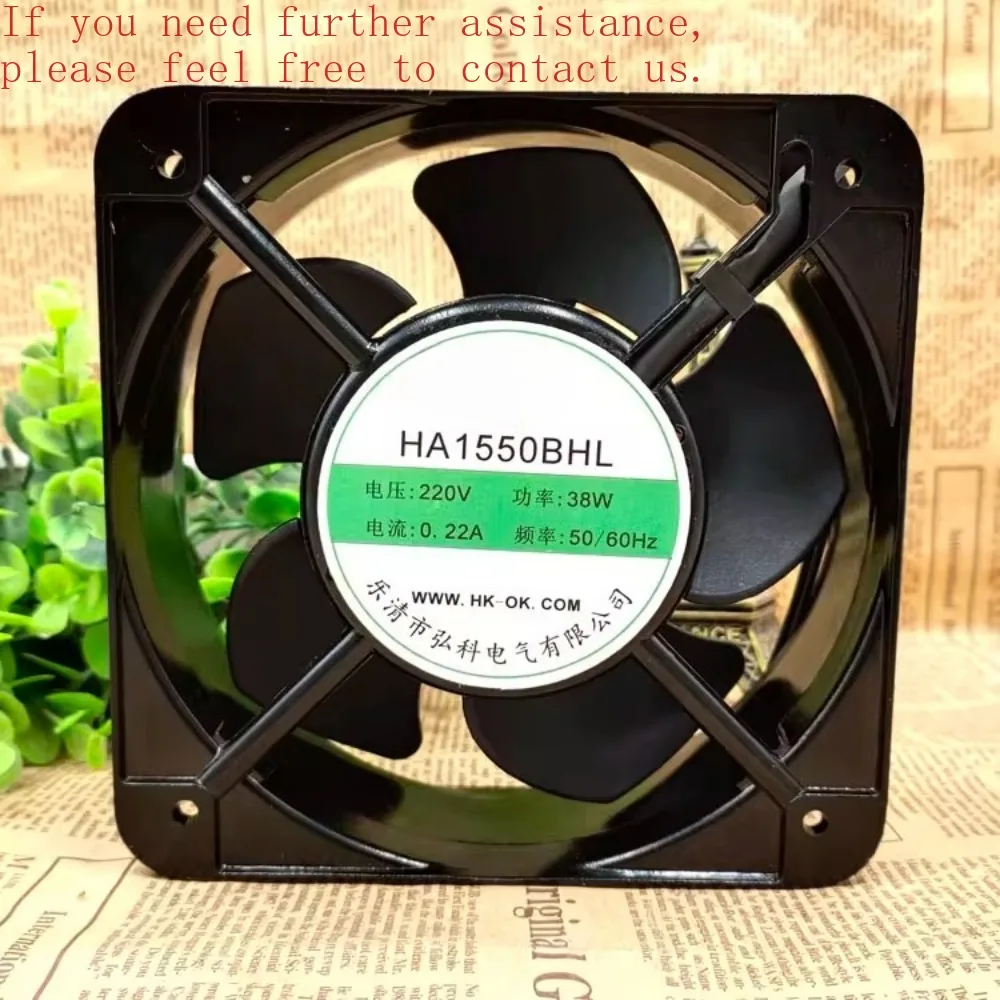Для HA1550BHL Hongke 15050 220 В 0,22 А 38 Вт 15 см осевой поток, вентилятор охлаждения переменного тока
Для HA1550BHL Hongke 15050 220 В 0,22 А 38 Вт 15 см осевой поток, вентилятор охлаждения переменного тока