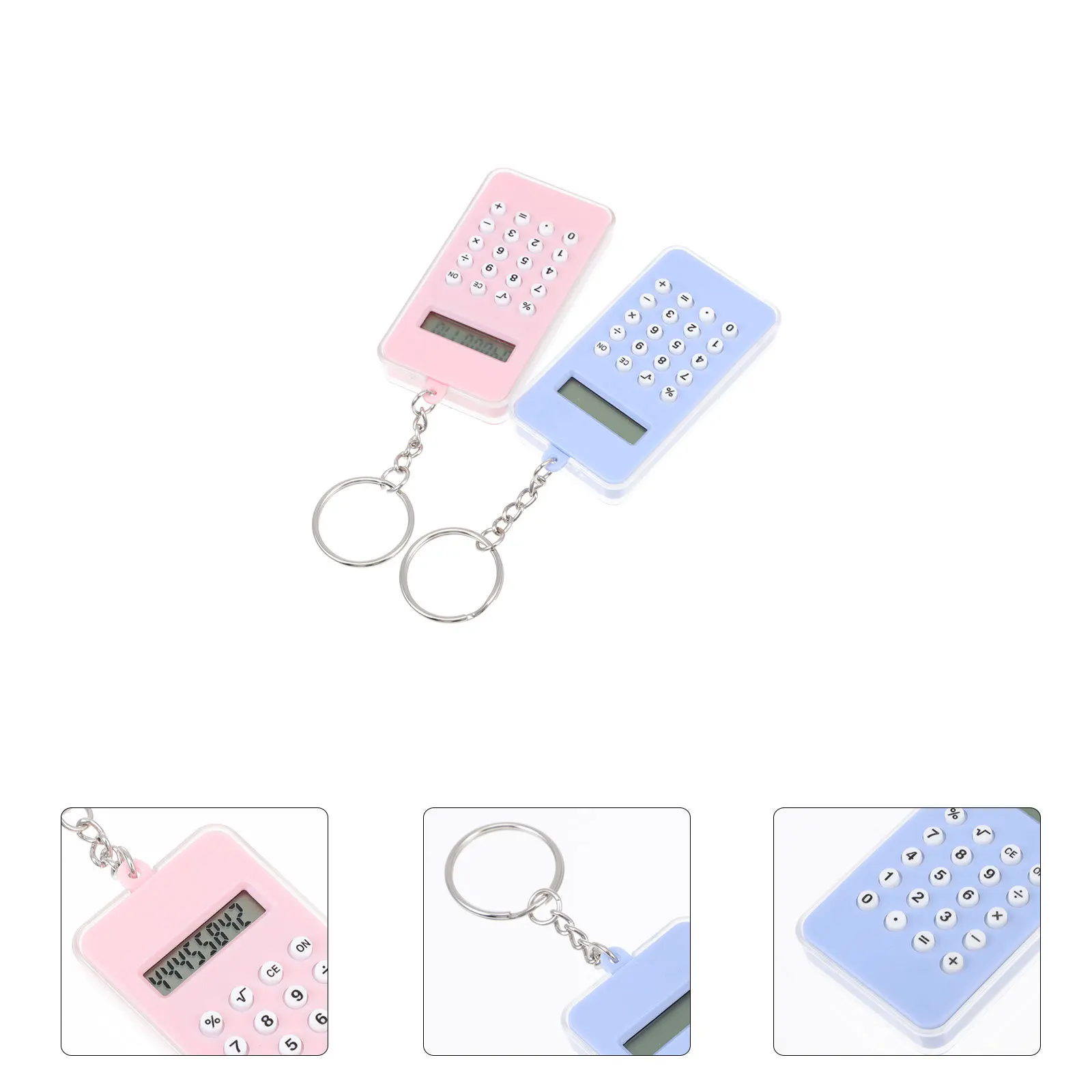 2Pcs Creative Calculator Key Chain Pendant Unique Adorable Bag Ornament Decompression Gift for Students Office School Daily
2Pcs Creative Calculator Key Chain Pendant Unique Adorable Bag Ornament Decompression Gift for Students Office School Daily