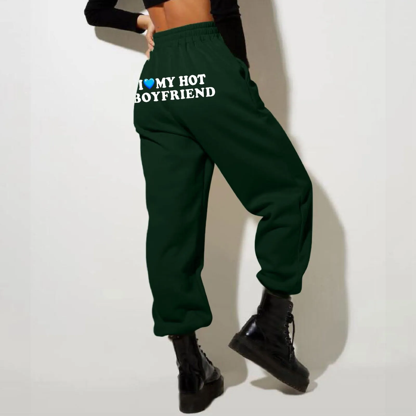 Ladies' New Casual Trousers Women's Autumn and Winter Comfortable Printing Sports Lace-Up with Pockets Casual Trousers
Ladies' New Casual Trousers Women's Autumn and Winter Comfortable Printing Sports Lace-Up with Pockets Casual Trousers