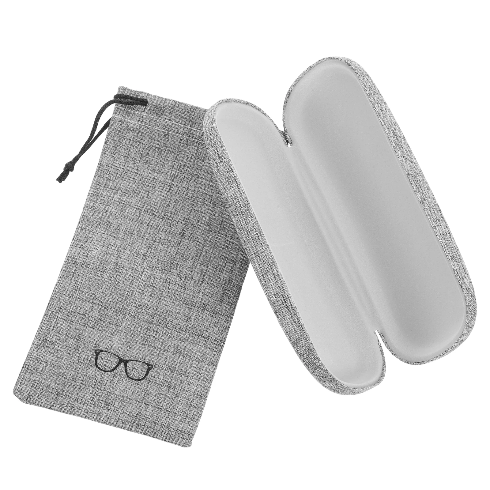 2pcs Glasses Storage Box Case Stylish Portable Eyeglass Bags Hard Sunglasses Protector Drawstring Gray Travel
2pcs Glasses Storage Box Case Stylish Portable Eyeglass Bags Hard Sunglasses Protector Drawstring Gray Travel