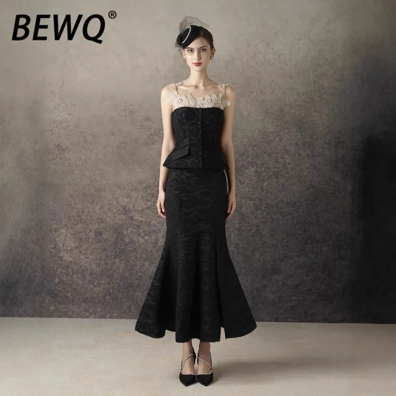 Модный женский комплект BEWQ из 2 предметов: кружевной бюстье и жаккардовый топ с высоким разрезом, облегающая юбка макси для вечеринок, весна 2026, новинка
Модный женский комплект BEWQ из 2 предметов: кружевной бюстье и жаккардовый топ с высоким разрезом, облегающая юбка макси для вечеринок, весна 2026, новинка