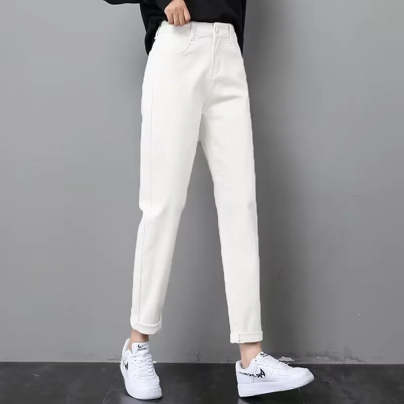 2025 Blue Harem Pants Vintage High Waist Jeans Woman Boyfriends Women's Jeans Mom Jeans White Cowboy Denim Pants Vaqueros Mujer
2025 Blue Harem Pants Vintage High Waist Jeans Woman Boyfriends Women's Jeans Mom Jeans White Cowboy Denim Pants Vaqueros Mujer