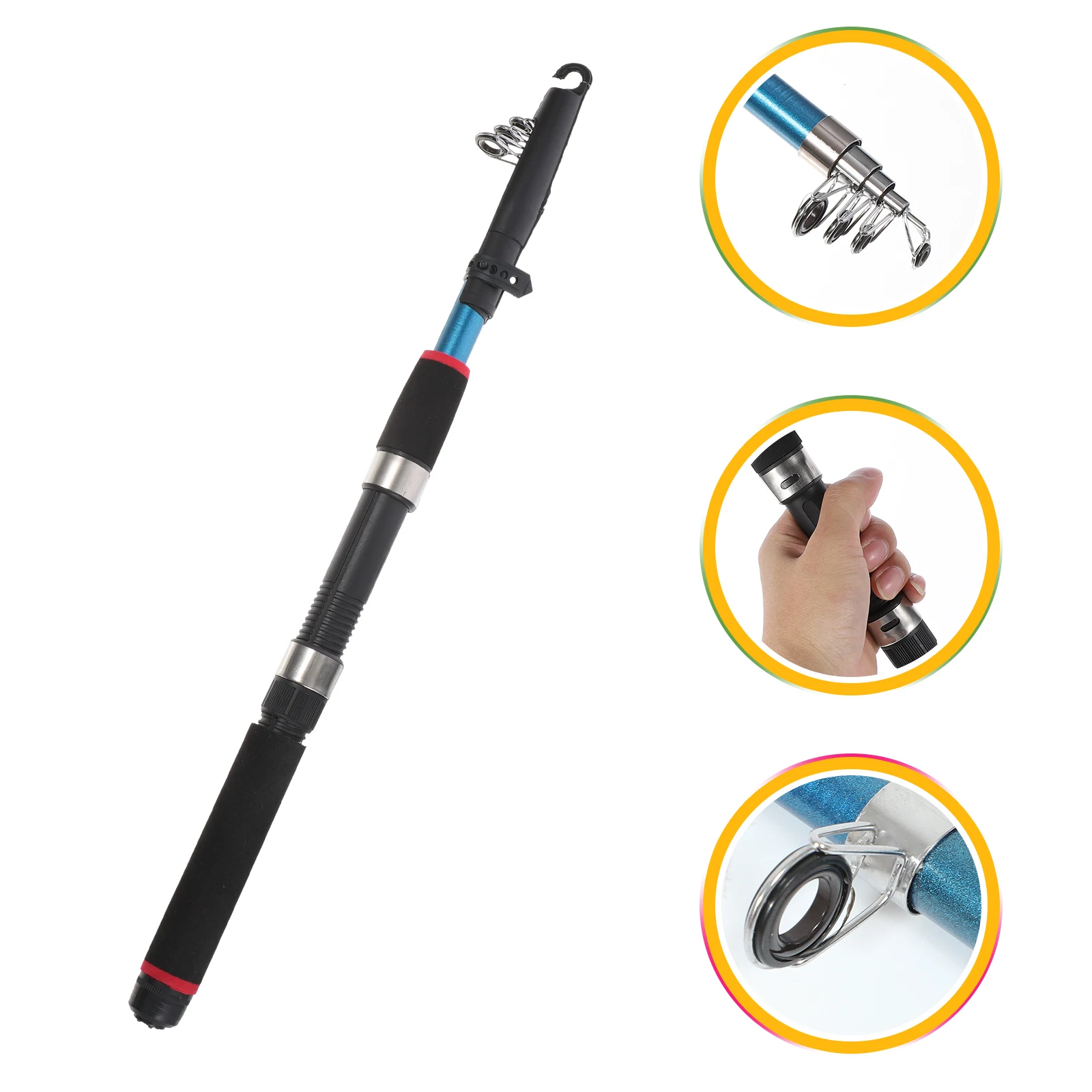 Balanced 2.1 Fishing Rod FRP Carbon Sensitivity Spinning Saltwater Short Camping Telescopic Travel Light Portable Braided Metal
Balanced 2.1 Fishing Rod FRP Carbon Sensitivity Spinning Saltwater Short Camping Telescopic Travel Light Portable Braided Metal