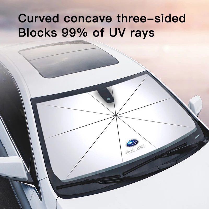 Car Sunshade Umbrella Windshield Sun Shade For Subaru Impreza Forester Crosstrek Outback XV WRX Legacy STI Ascent Sticker
Car Sunshade Umbrella Windshield Sun Shade For Subaru Impreza Forester Crosstrek Outback XV WRX Legacy STI Ascent Sticker