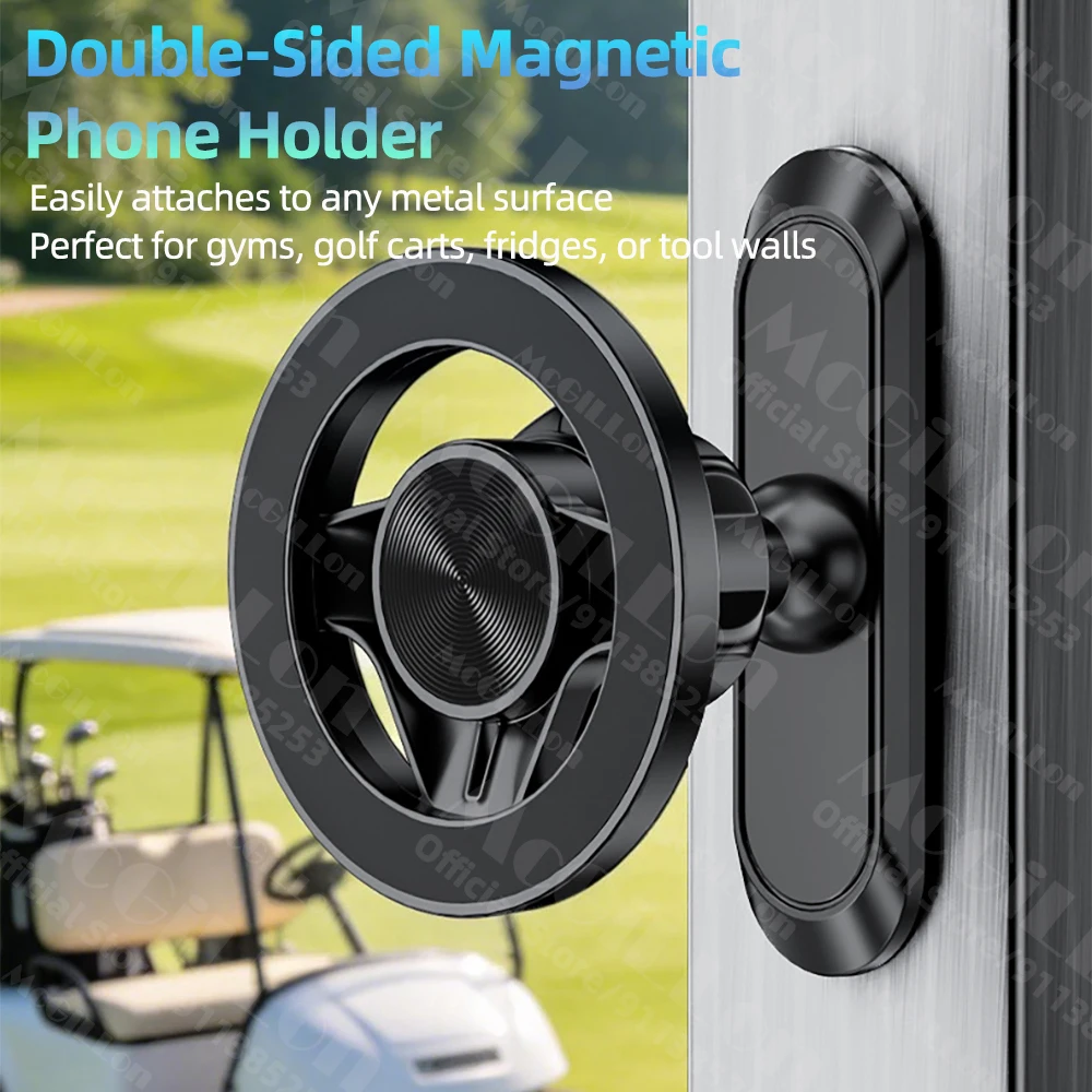 Magnetic Golf Car Phone Holder Stand Mount for Magsafe 360 Rotate Car Bracket Fits for Boat Gym for iPhone Samsung Xiaomi Huawei
Magnetic Golf Car Phone Holder Stand Mount for Magsafe 360 Rotate Car Bracket Fits for Boat Gym for iPhone Samsung Xiaomi Huawei