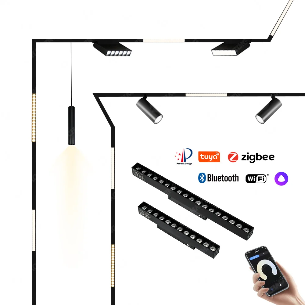 Top Sale 48V Track Light Modern Ceiling Recessed Rail System Magnetic LED Track Light COB Dimmable Magnet Track Lights
Top Sale 48V Track Light Modern Ceiling Recessed Rail System Magnetic LED Track Light COB Dimmable Magnet Track Lights