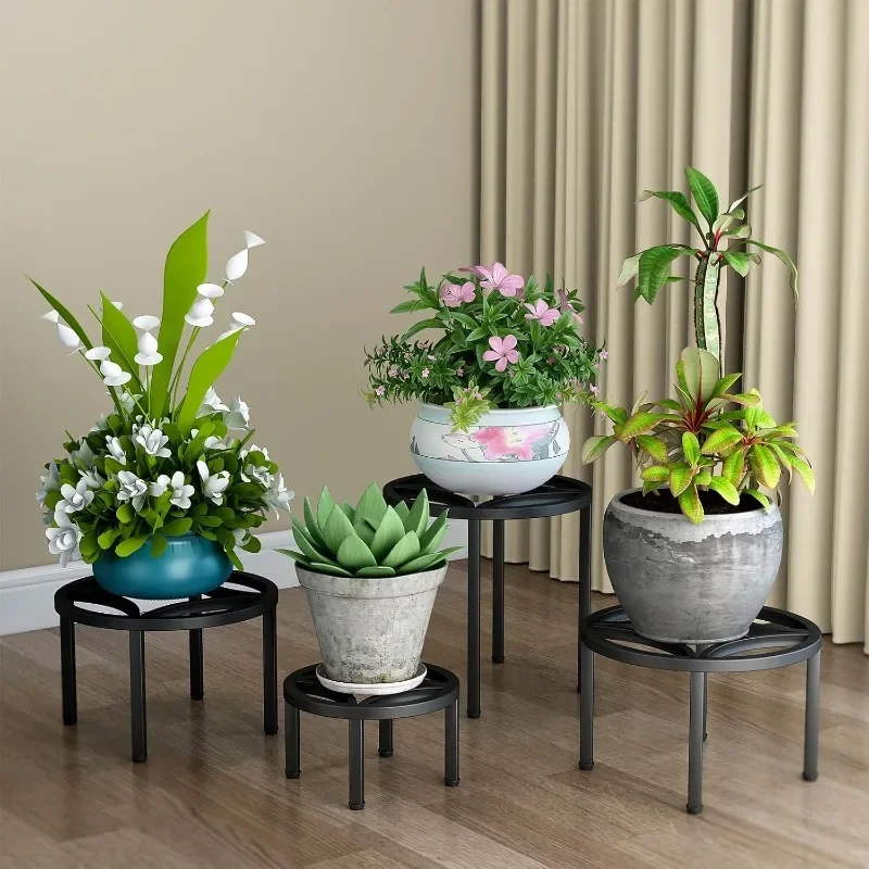 Set of 4 Metal Plant Stand for Heavy Potted Plant for Home Indoor and Outdoor, 220 LBS Capacity & Heavy Duty
Set of 4 Metal Plant Stand for Heavy Potted Plant for Home Indoor and Outdoor, 220 LBS Capacity & Heavy Duty