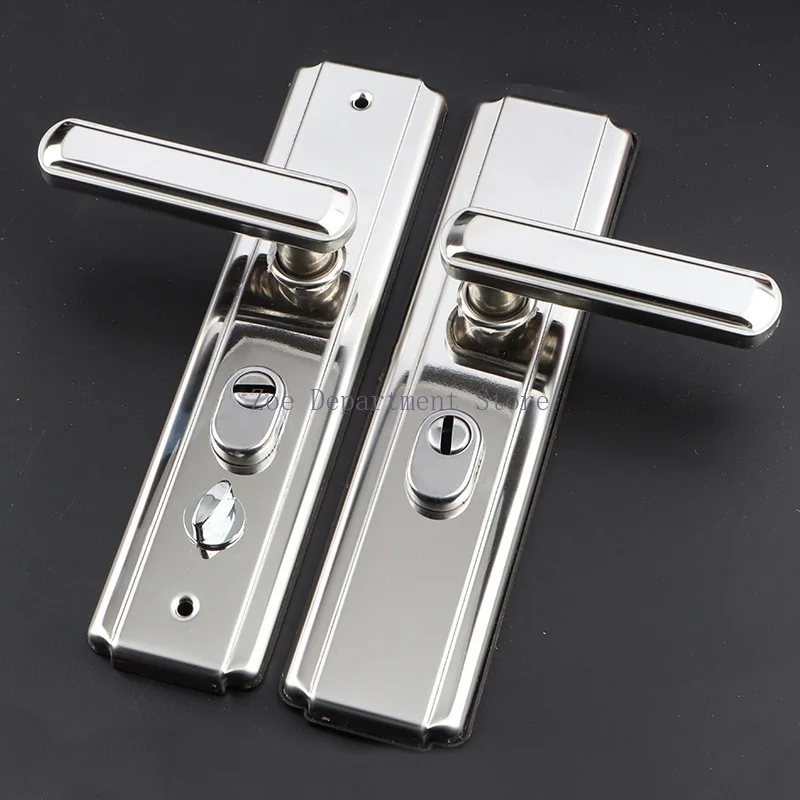 304 Stainless Steel Door Handle Security Handle Entry Thickened Panel Mechanical Lock
304 Stainless Steel Door Handle Security Handle Entry Thickened Panel Mechanical Lock