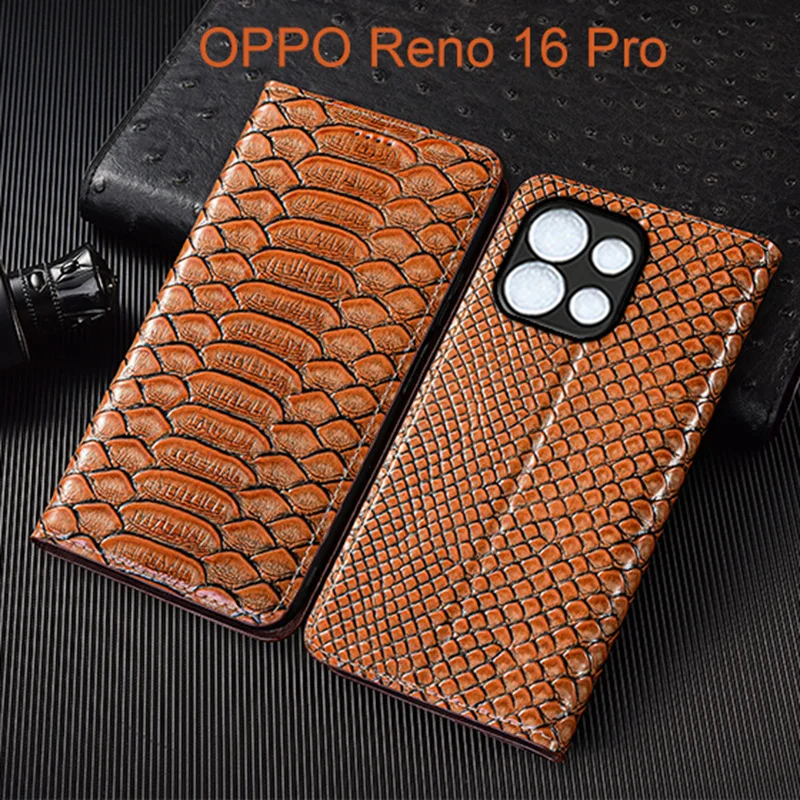 Genuine Leather Flip Case For OPPO Reno 16 Pro Phone Cover Card Cases Python Pattern Handmade
Genuine Leather Flip Case For OPPO Reno 16 Pro Phone Cover Card Cases Python Pattern Handmade