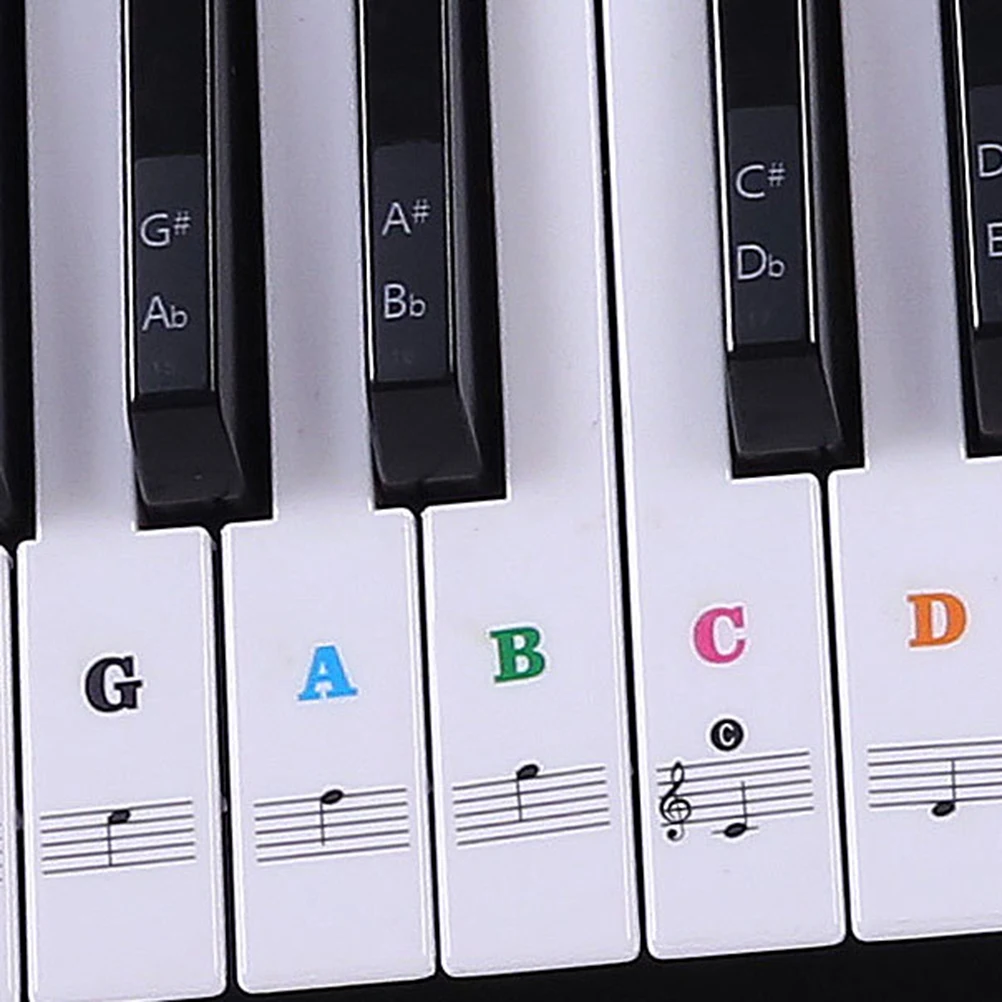 1 set 1 Set Electronic Organ Keyboard Stickers Clear Reusable Piano Key Labels Transparent Durable For Beginners No Residue Easy
1 set 1 Set Electronic Organ Keyboard Stickers Clear Reusable Piano Key Labels Transparent Durable For Beginners No Residue Easy