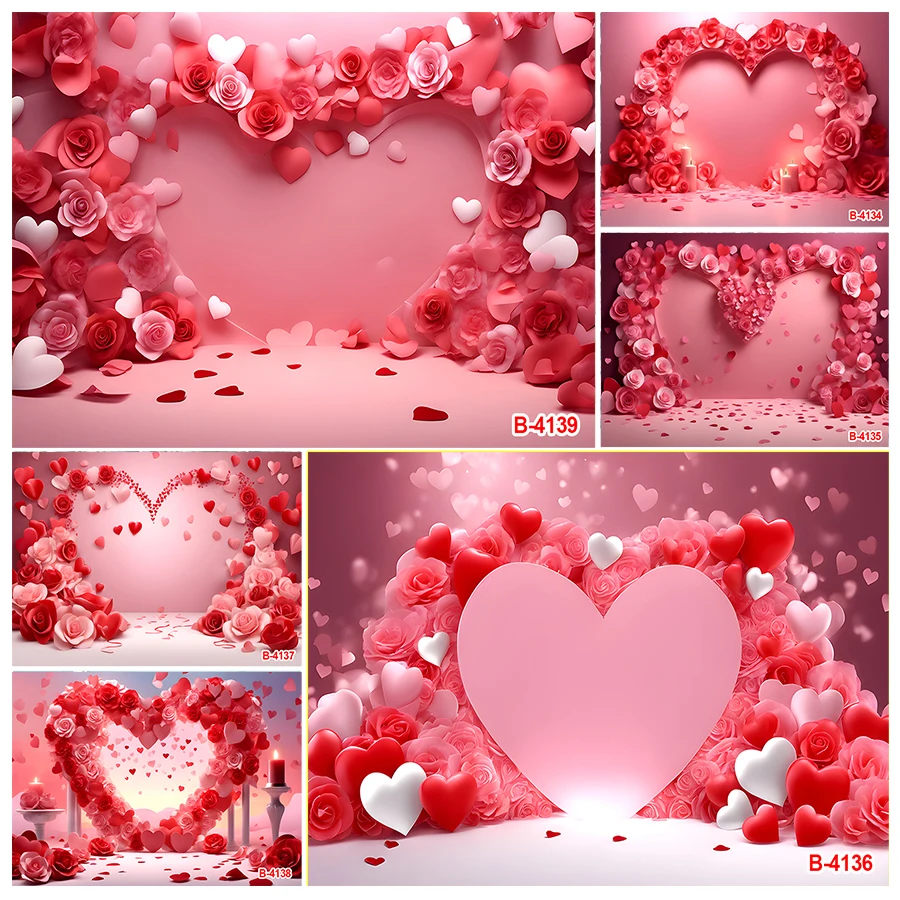 Floral Heart Wall Valentines Backdrops Kids Baby Photography Child Girl Photocall Decors Pink Rose Flower Backgrounds
Floral Heart Wall Valentines Backdrops Kids Baby Photography Child Girl Photocall Decors Pink Rose Flower Backgrounds