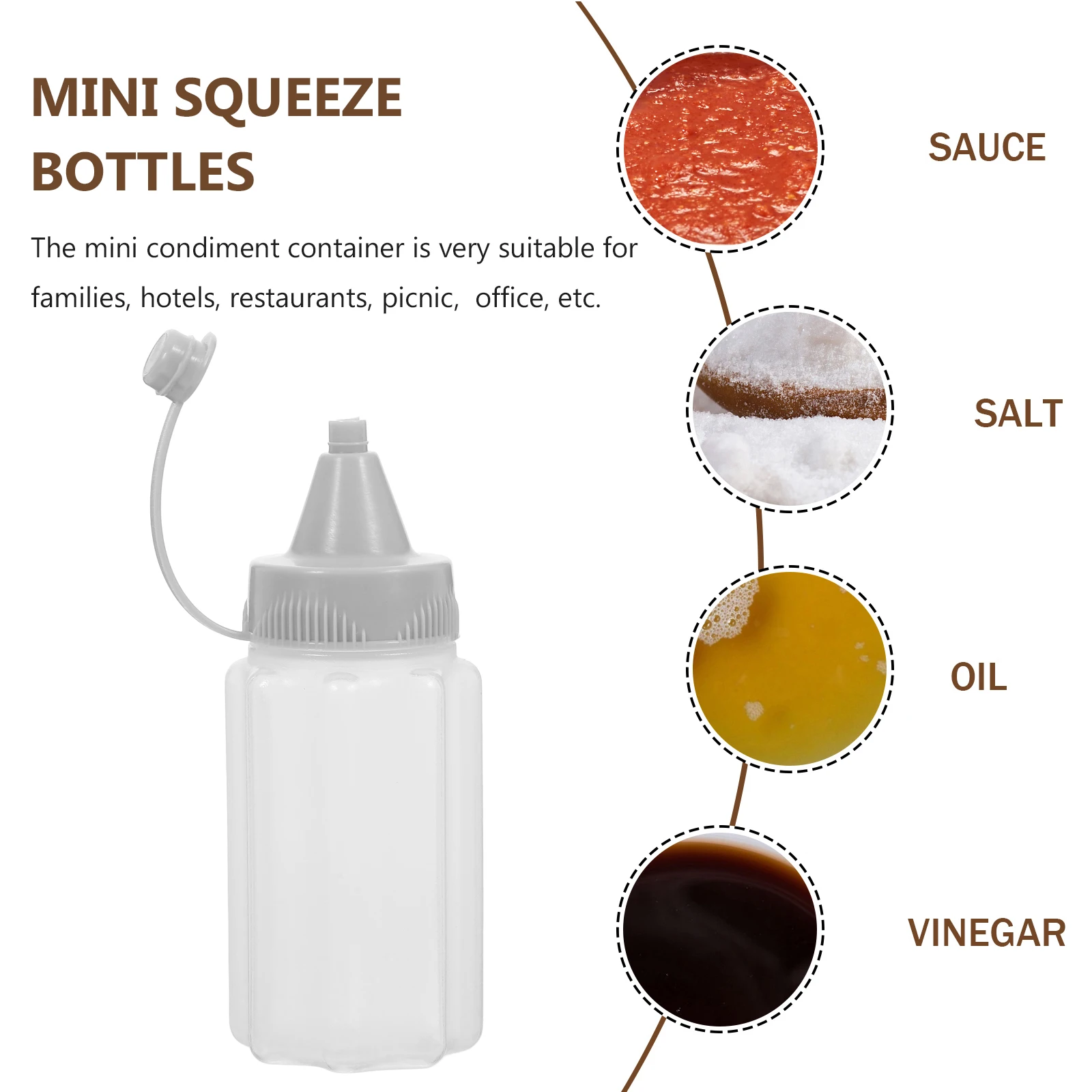 4PCS Squeeze Bottles Mini Condiment Sauce Storage Salad Dressing Dispenser PP Kitchen Gadgets Travel Mustard Olive Oil
4PCS Squeeze Bottles Mini Condiment Sauce Storage Salad Dressing Dispenser PP Kitchen Gadgets Travel Mustard Olive Oil