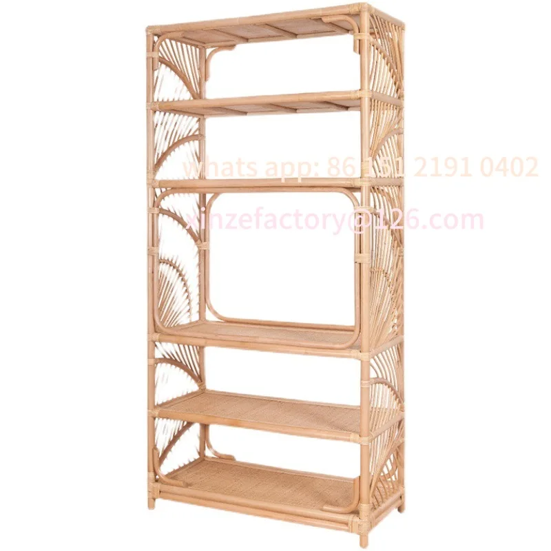 Nordic ins natural rattan woven bookshelf multi-layer storage rack balcony floor shelf small apartment finishing rack
Nordic ins natural rattan woven bookshelf multi-layer storage rack balcony floor shelf small apartment finishing rack
