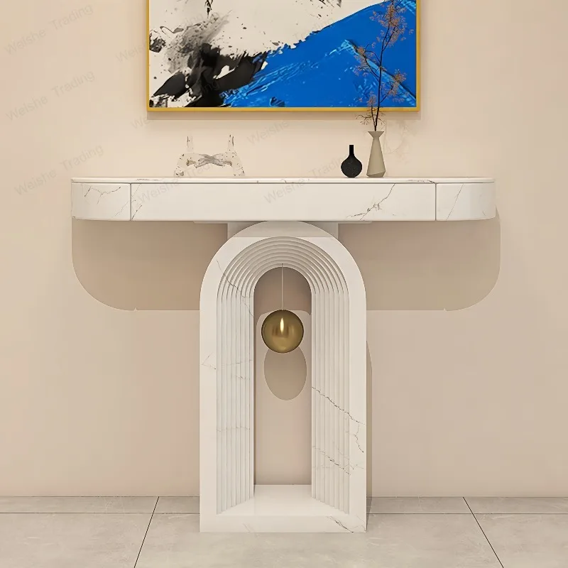 Feng Shui balloon entrance entrance cabinet home aisle console modern light luxury high-end designer console table
Feng Shui balloon entrance entrance cabinet home aisle console modern light luxury high-end designer console table